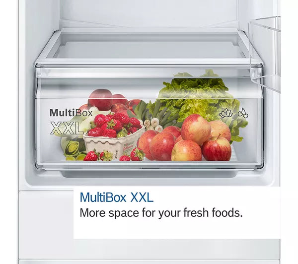BOSCH Series 2 KIV87NSE0G Integrated 70/30 Fridge Freezer - Sliding Hinge