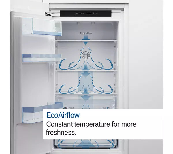 BOSCH Series 2 KIV87NSE0G Integrated 70/30 Fridge Freezer - Sliding Hinge