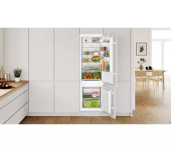BOSCH Series 2 KIV87NSE0G Integrated 70/30 Fridge Freezer - Sliding Hinge