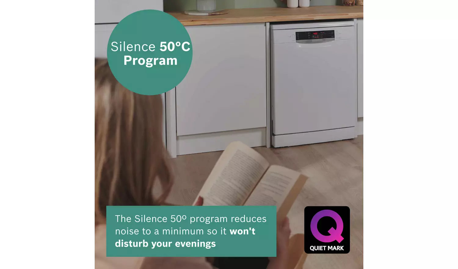 Bosch SMS26AW08G Full Size Dishwasher - White